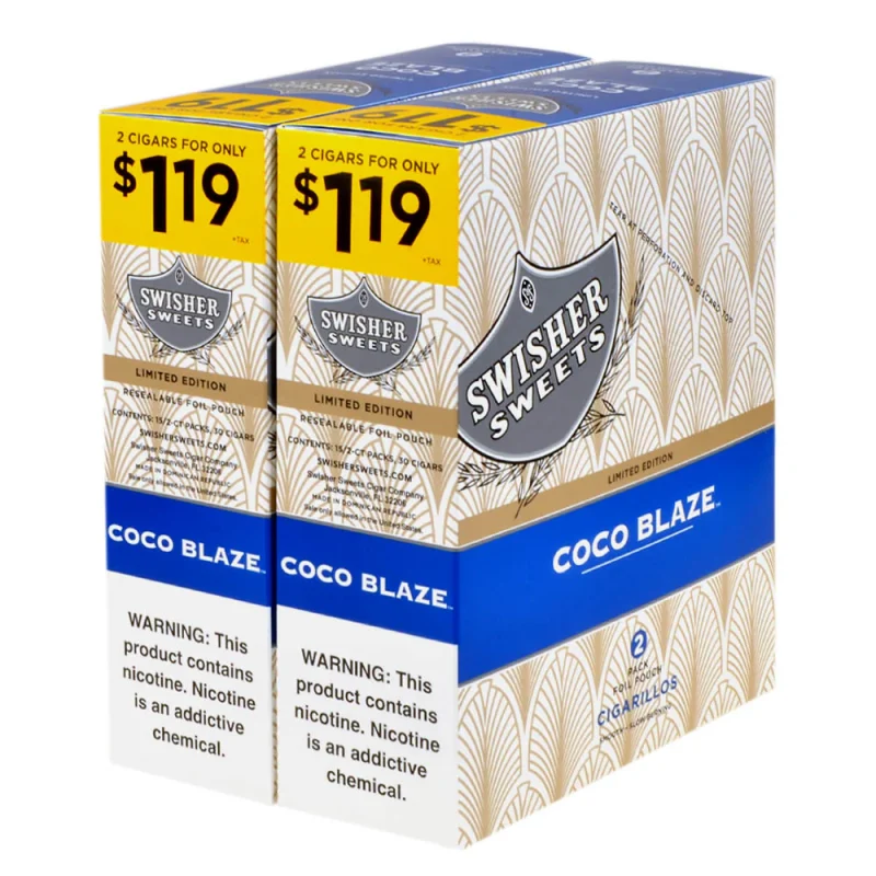 SWISHER COCO BLAZE 1.19 2PK  30CT