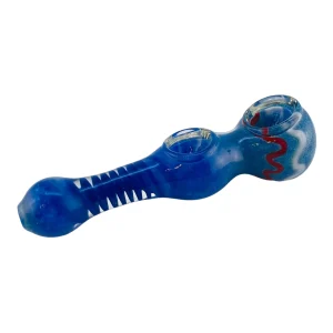 PIPE DOUBLE HITTIER GLASS HAND PIPE (52119)