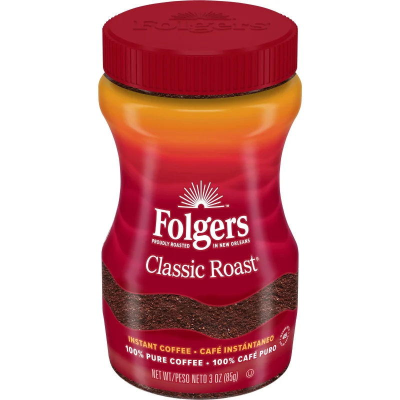 FOLGERS INSTANT COFFEE 3OZ
