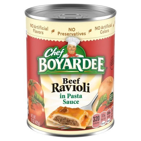CHEF BOYARDEE BEEF RAVIOLI
