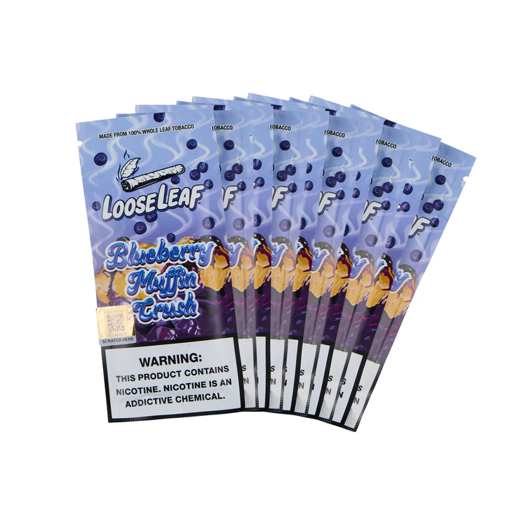 LOOSELEAF CRUSH PIPE TOBACCO BLUEBERRY MUFFIN