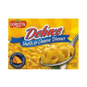 LORETTA DELUXE MAC CHEESE DINNER BLUE BOX