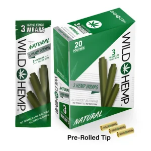 WILD HEMP 4/99 WRAPS NATURAL