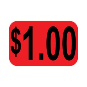 PRICE LABLELS 3/1$