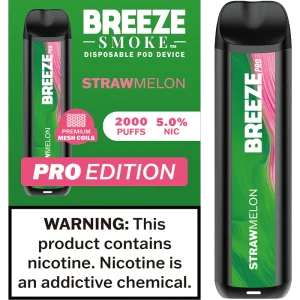 BREEZE PRO 2000 STRAW MELON 10CT