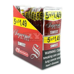 SUPREME CIGARELLO SWEET 5/1.49 15CT