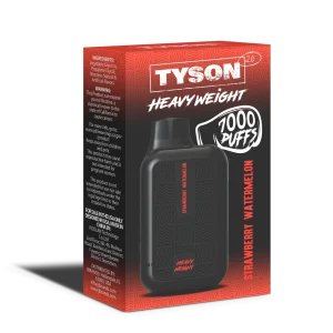 TYSON VAPE STRAW WATER 7K 10CT