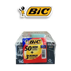 BIC LIGHTER MINI 50CT