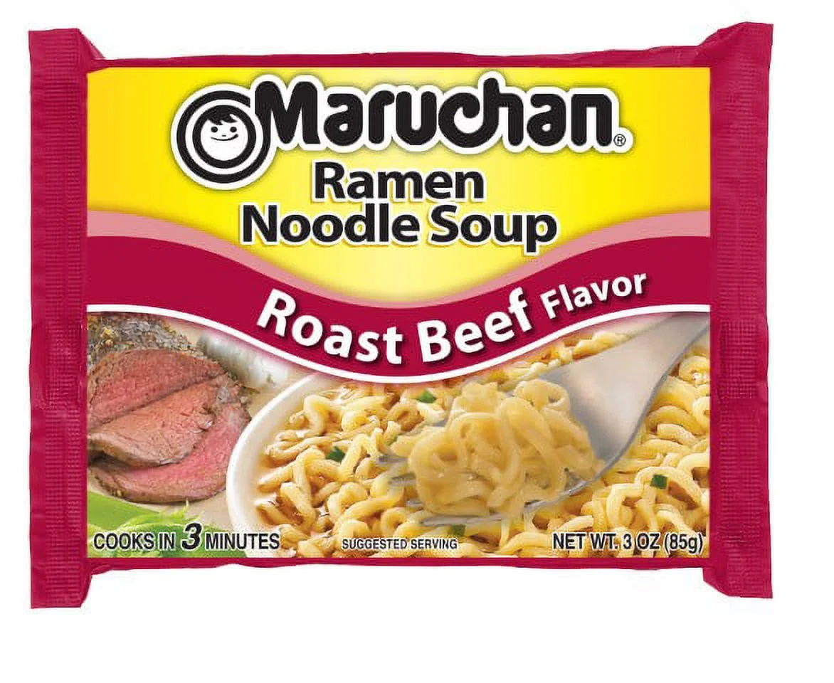 RAMEN NOODLES ROAST BEEF 24CT