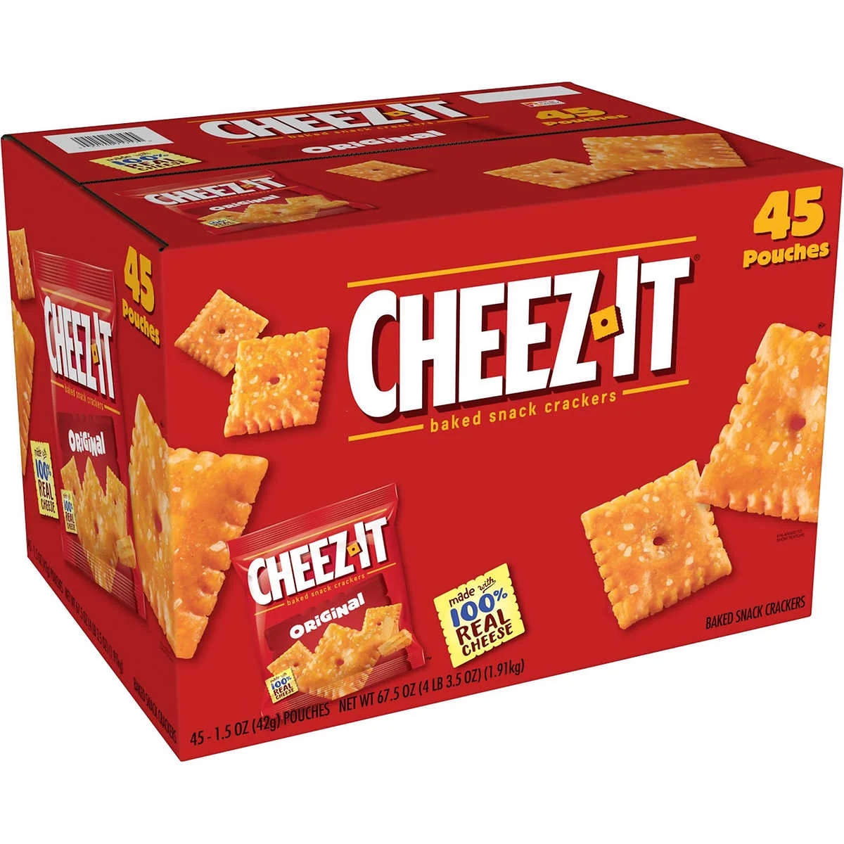 CHEEZ IT RED BIG BOX 45CT