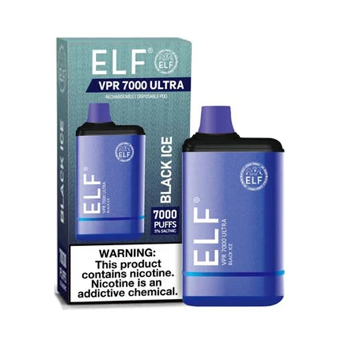 ELF BAR VAPE BLACK ICE 7K 10CT