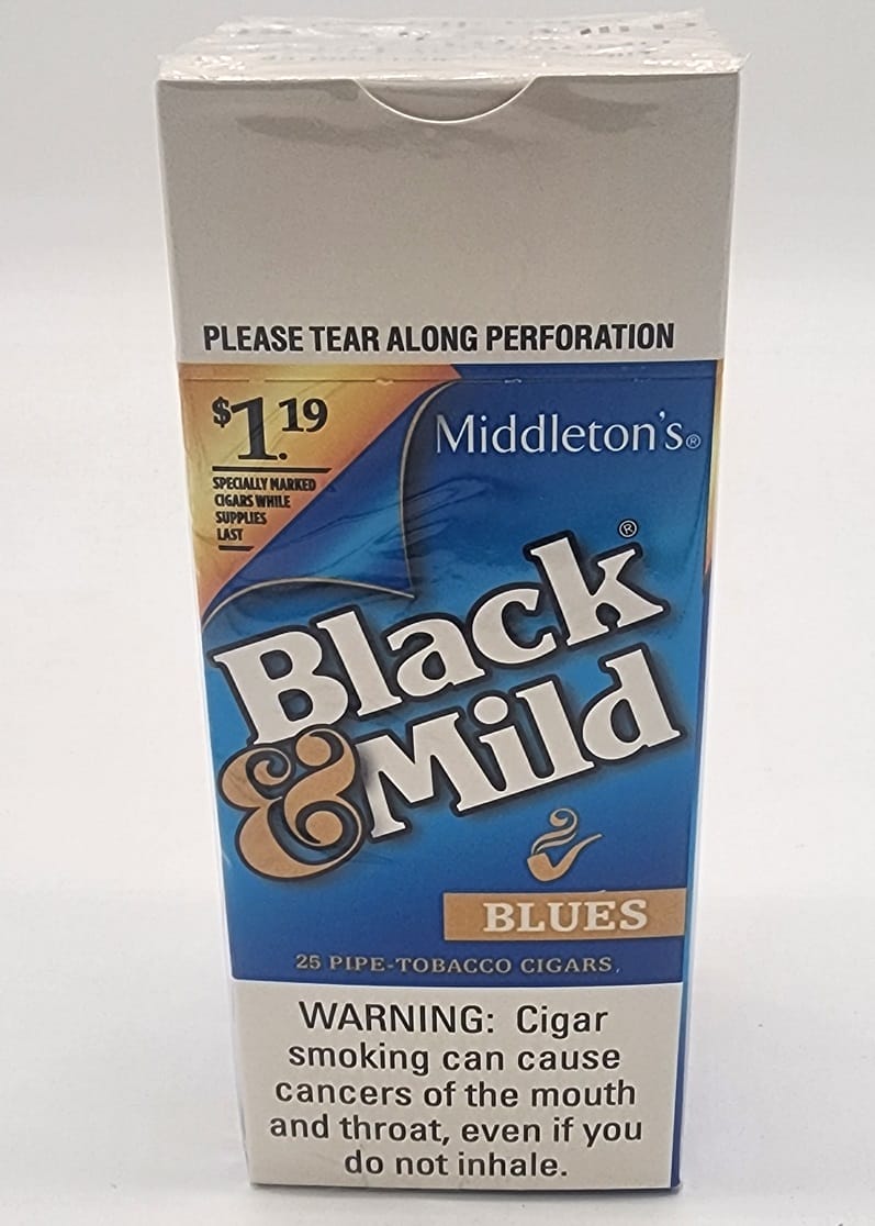 BLACK AND MILD BLUES 1.19 25CT