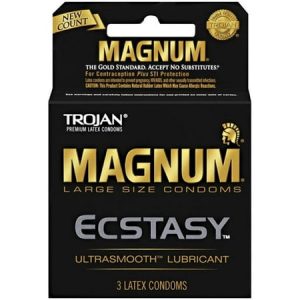 TROJAN ECSTACY BLK 6CT