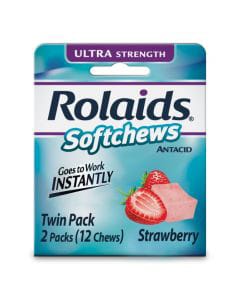 ROLAIDS ULTRA SOFTCHEW STRAWBERRY 12CT