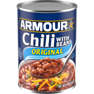 ARMOUR CHILI WITH BEANS