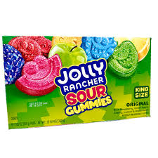 KING SIZE JOLLY RANCHER GUMMIES SOUR 12CT