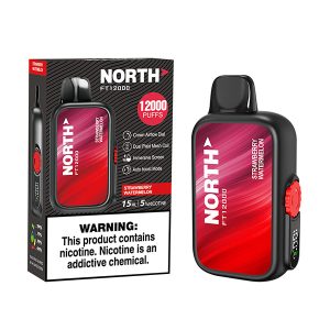 NORTH 12K PUFFS STRAW WATER