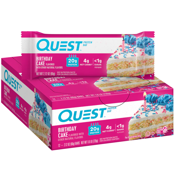 QUESTBAR BIRTHDAY CAKE