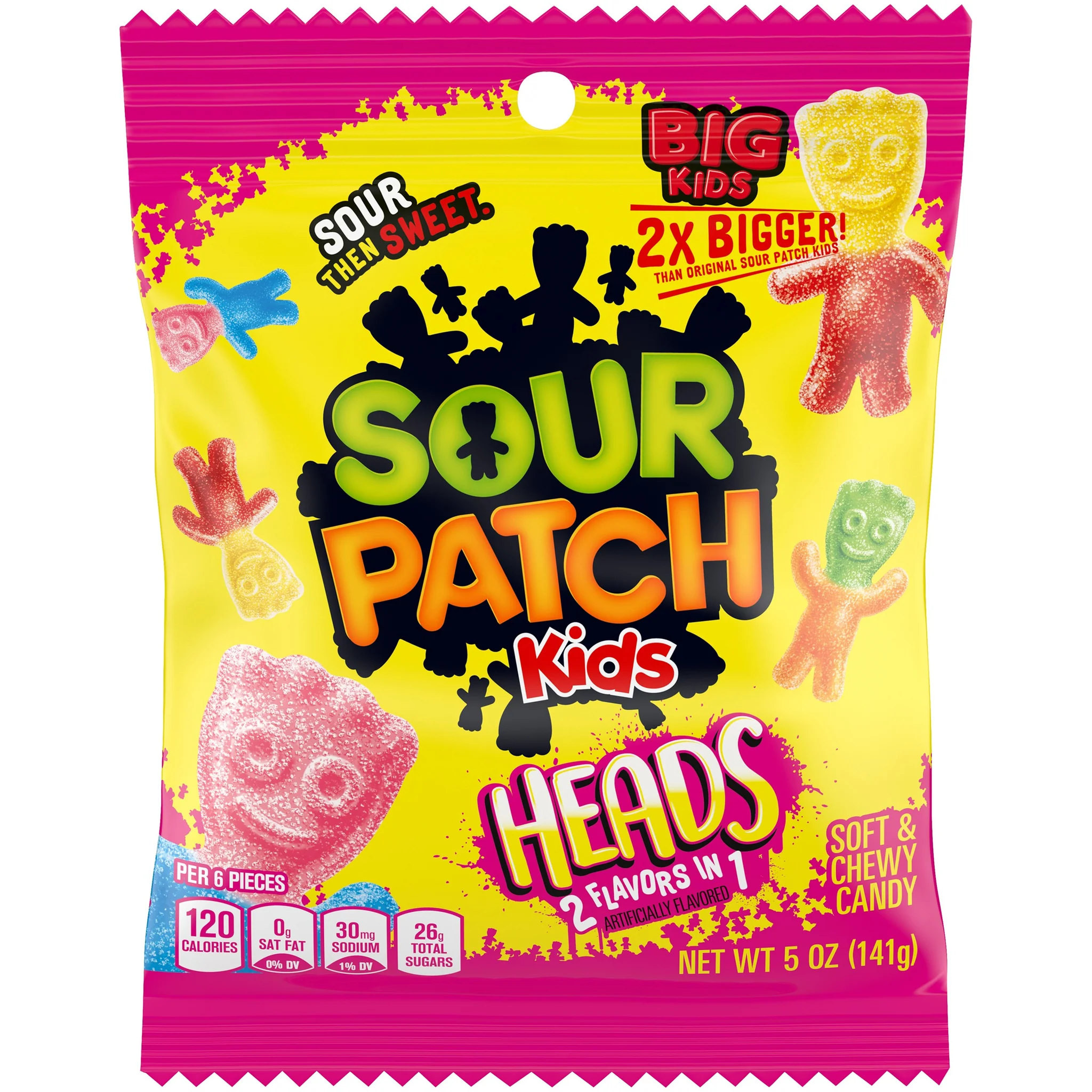 PEG SOUR PATCH BIG HEAD