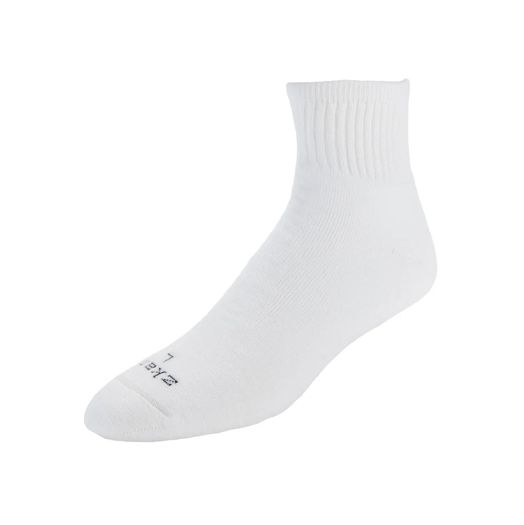 SOCKS SHORT WHITE 12CT