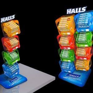 HALLS DISPLAY 9CT 180 UNITS