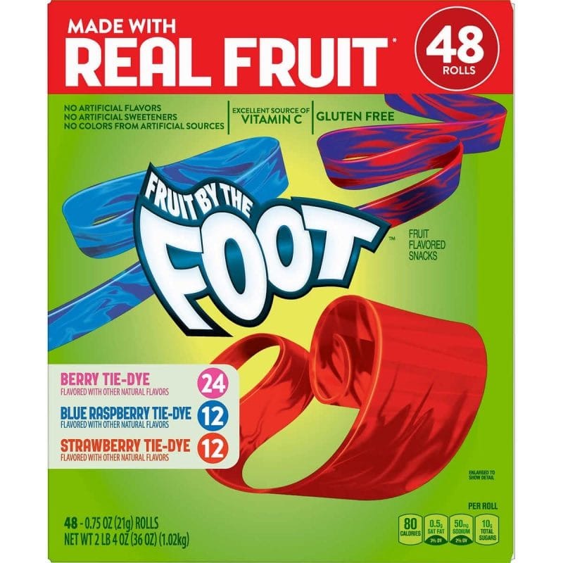 FRUIT BY THE FOOT RED BOX 48CT