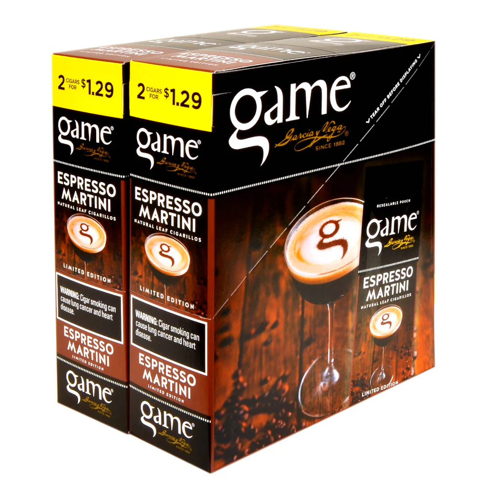 GAME CIGARELLO ESSPRESSO MARTINI 1.29 2PK