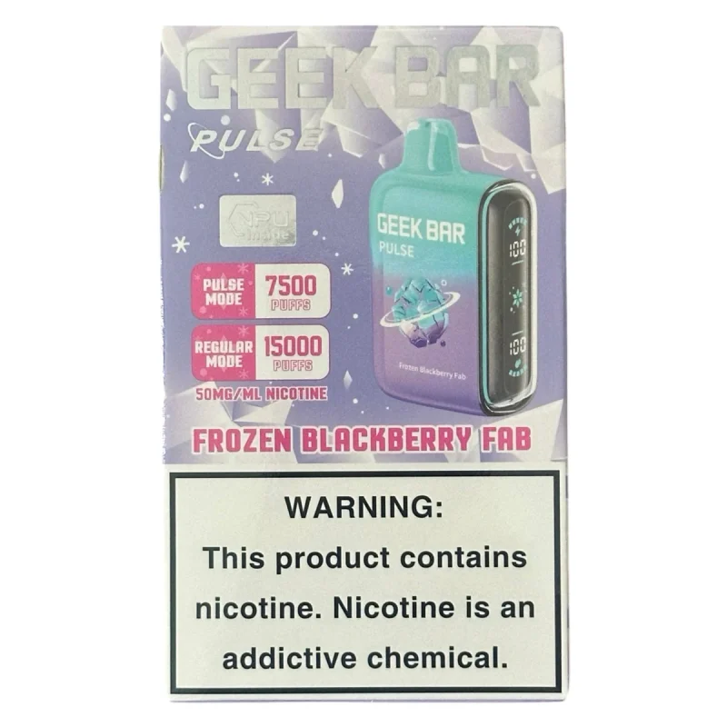 GEEKBAR MINI FROZEN BLACKBERRY FAB 5CT