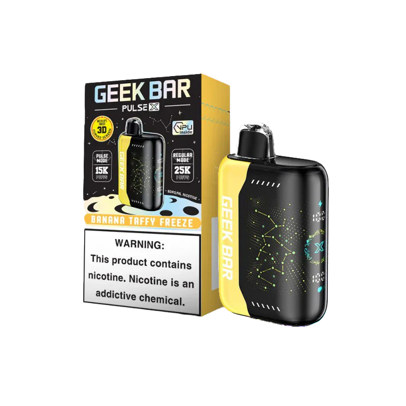 GEEK BAR PULSE X BANANA TAFFY FREEZE 5CT