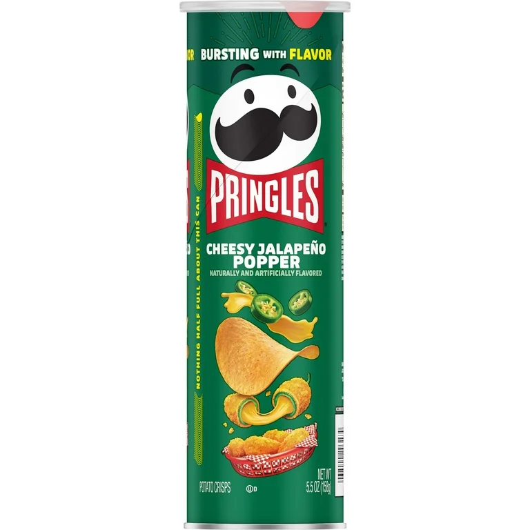 PRINGLES JALAPENO CHEDDAR 5.68OZ