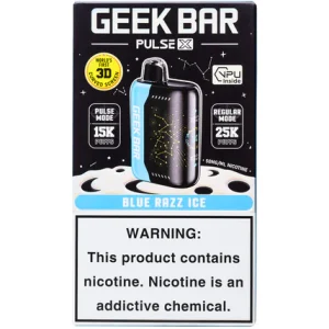 GEEK BAR PULSE X BLUE RAZZ ICE 5CT