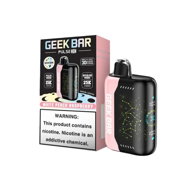 GEEK BAR PULSE X WHITE PEACH RAS 5CT