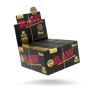 RAW PAPER BLACK KINGS SLIM WIDE