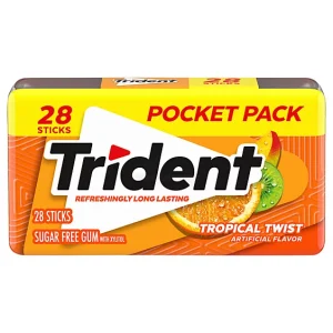 TRIDENT 28 STICK TROPICAL TWIST 6CT