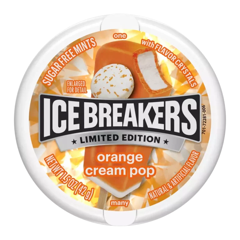 ICE BREAKER DISC ORANGE CREAM POP 8CT