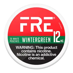 FRE POUCH WINTERGREEN 12MG 5CT