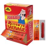 HANNAH RED HOT SAUSAGE 50CT