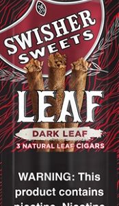 SWISHER LEAF 2.49 DARK LEAF 10CT