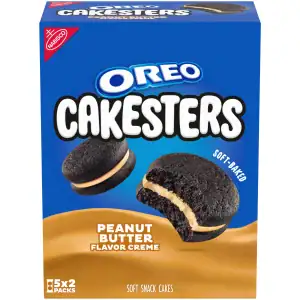 OREO CAKESTER PEANUT BUTTER 8CT
