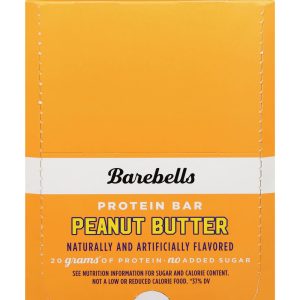 BAREBELLS PROTEIN BAR PEANUT BUTTER 12CT