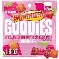 PEG STARBURST GOODIES FAVEREDS GUMMIES