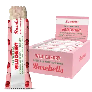 BAREBELLS PROTEIN BAR WILD CHERRY 12CT