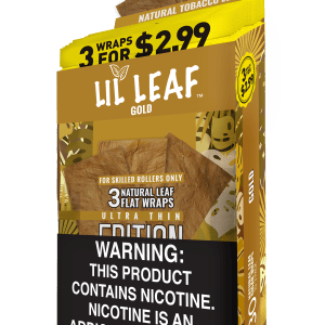 LIL LEAF 3PK PP2.99 GOLD 10CT