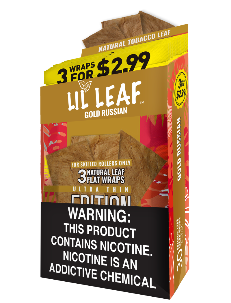 LIL LEAF 3PK PP2.99 GOLD RUSSIAN 10CT