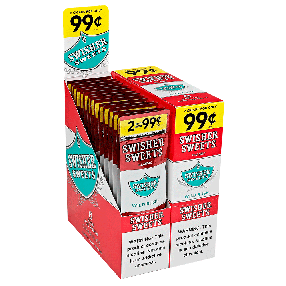 SWISHER WILD RUSH 99C 2PK  30CT
