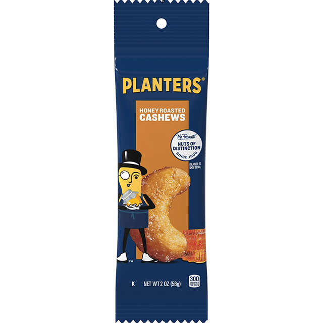 PLANTERS CASHEW HONEY ROASTED 18CT