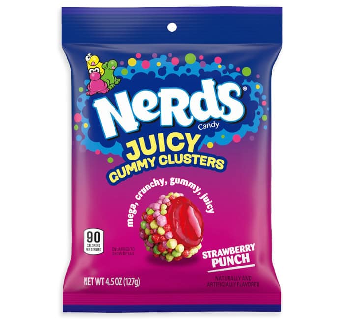 PEG NERDS GUMMY CLUSTERS STRAWBERRY PUNCH