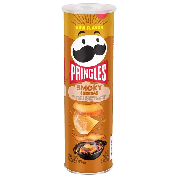PRINGLES SMOKY CHEDDAR 5.5OZ