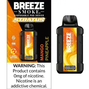 BREEZE STRATUS 15000 MANGO PINEAPPLE 5CT