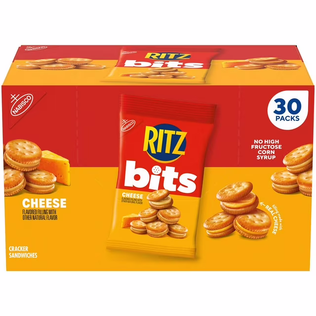 RITZ BIG BOX CRACKERS CHEESE 30CT